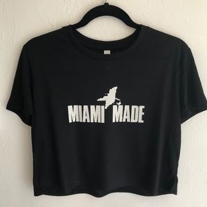 Miami Made on Bella Canvas Womens Flowy Cropped